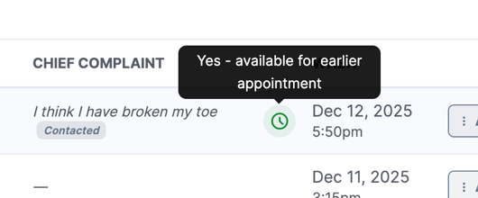 Intelligent Cancellation Management in clinical interface